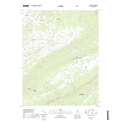 2019 Map of Gap Mills, 2019 Print