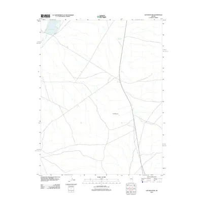 2012 Map of Gap Mountain, 2012 Print