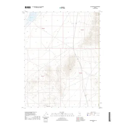 2018 Map of Gap Mountain, 2018 Print