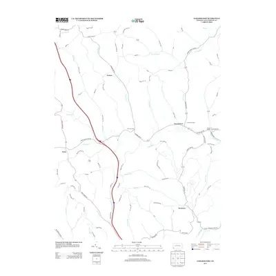 2013 Map of Garards Fort, 2013 Print
