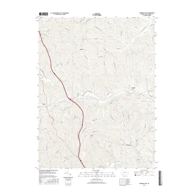2016 Map of Garards Fort, 2016 Print