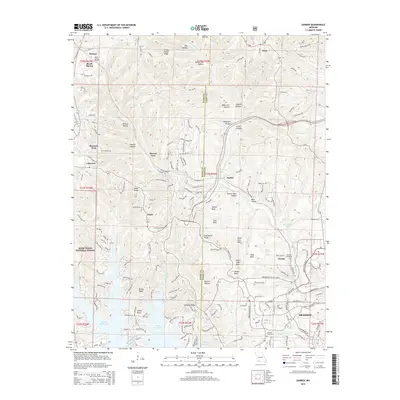 2015 Map of Garber, 2015 Print