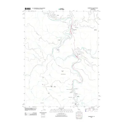 2012 Map of Garberville, 2012 Print