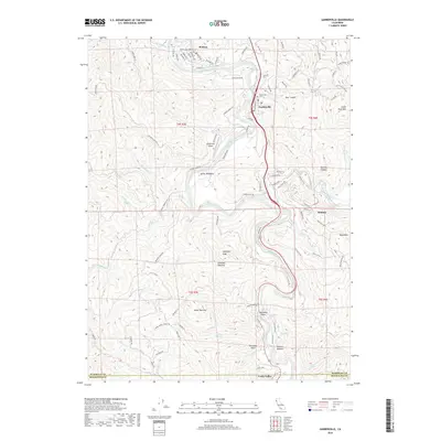2018 Map of Garberville, 2018 Print
