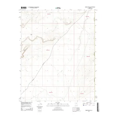 2014 Map of Garces Mesas SE, 2014 Print