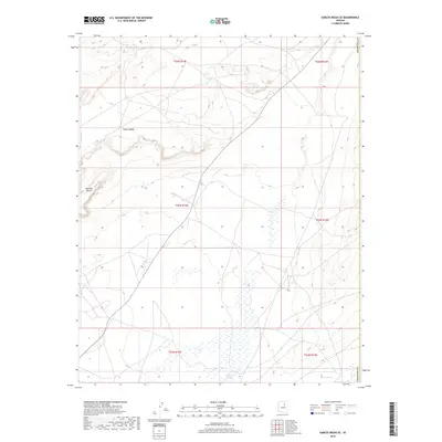2018 Map of Garces Mesas SE, 2018 Print