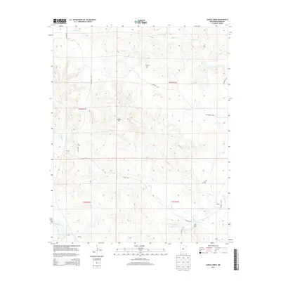 2013 Map of Garcia Creek, 2013 Print