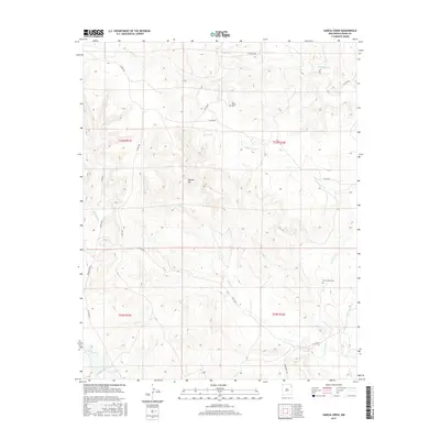 2017 Map of Garcia Creek, 2017 Print