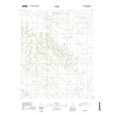 2023 Map of Garcia Creek, 2023 Print
