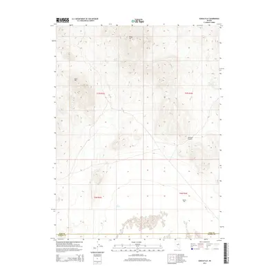 2014 Map of Garcia Flat, 2014 Print