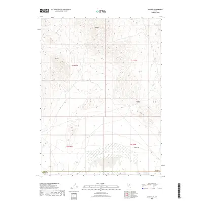 2018 Map of Garcia Flat, 2018 Print