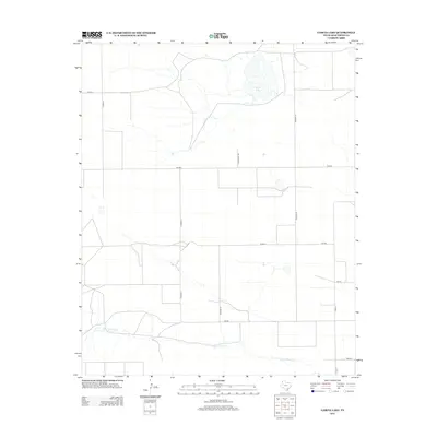 2012 Map of Garcia Lake, 2012 Print