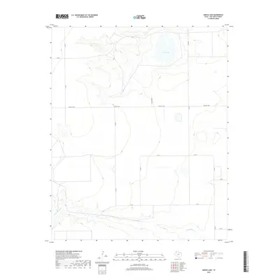 2019 Map of Garcia Lake, 2019 Print