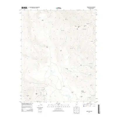 2013 Map of Garcia Peak, 2013 Print