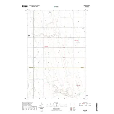2017 Map of Gardar, 2017 Print