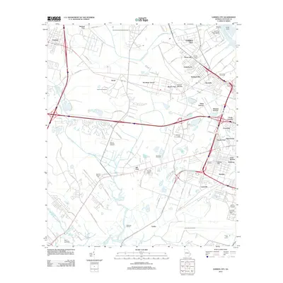 2012 Map of Garden City, 2012 Print