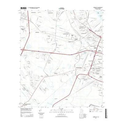 2014 Map of Garden City, 2014 Print