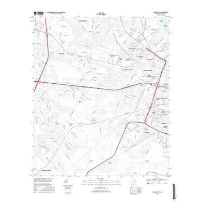 2017 Map of Garden City, 2017 Print
