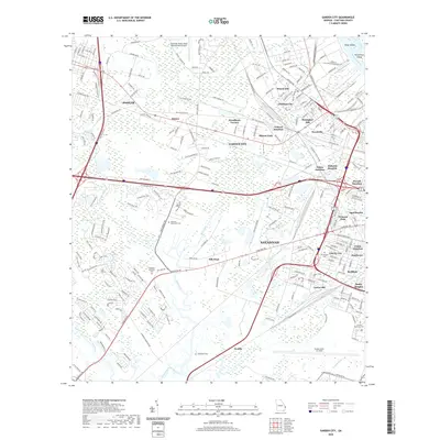 2020 Map of Garden City, 2020 Print