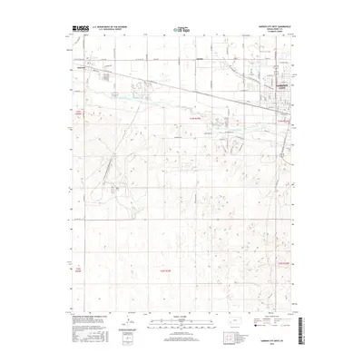 2016 Map of Garden City West, 2016 Print
