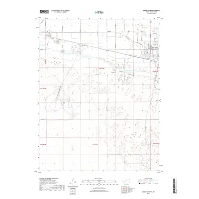 2018 Map of Garden City West, 2018 Print