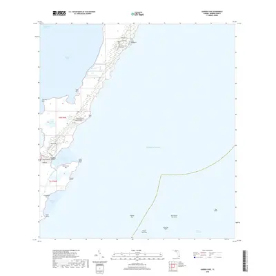 2018 Map of Garden Cove, 2018 Print