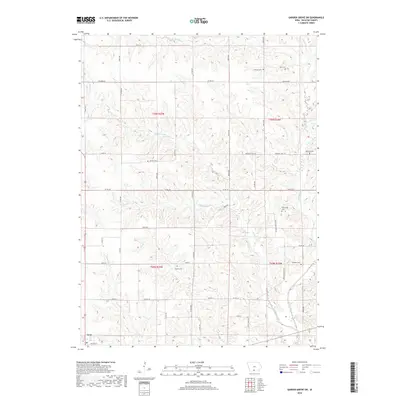 2018 Map of Garden Grove SW, 2018 Print