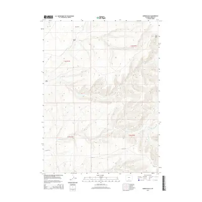 2015 Map of Garden Gulch, 2015 Print