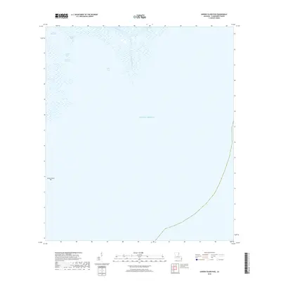 2018 Map of Garden Island Pass, 2018 Print