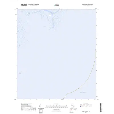 2024 Map of Garden Island Pass, 2024 Print