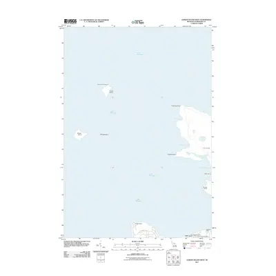 2011 Map of Garden Island West, 2011 Print