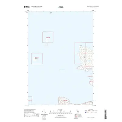 2019 Map of Garden Island West, 2019 Print