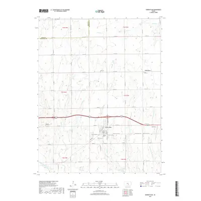 2018 Map of Garden Plain, 2018 Print