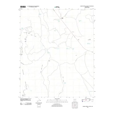 2010 Map of Garden Spring Canyon, 2010 Print