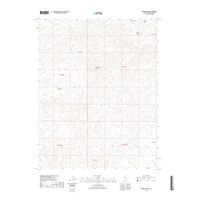 2018 Map of Garden Spring, 2018 Print