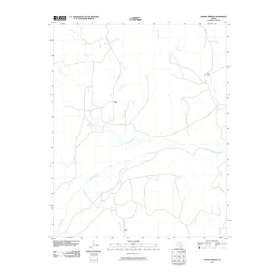 2010 Map of Garden Springs, 2010 Print