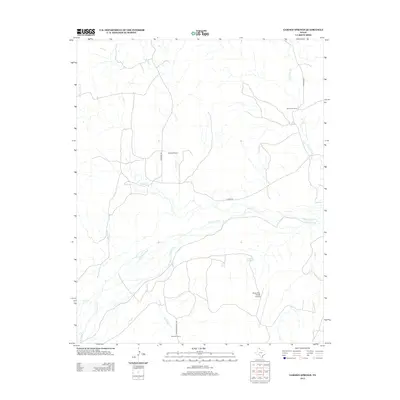 2012 Map of Garden Springs, 2012 Print