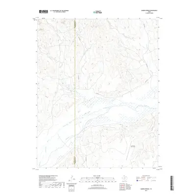 2019 Map of Garden Springs, 2019 Print