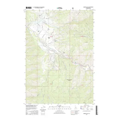 2017 Map of Garden Valley, 2017 Print