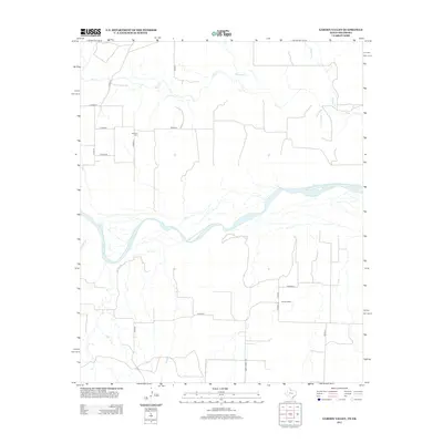 2012 Map of Garden Valley, 2012 Print