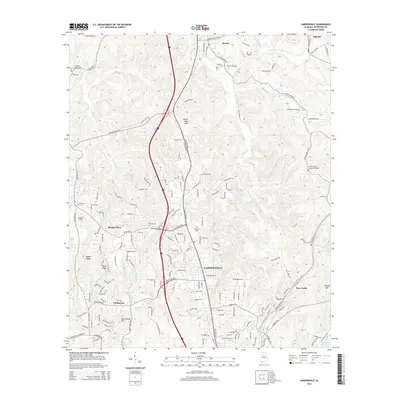 2014 Map of Gardendale, 2014 Print