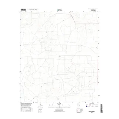 2016 Map of Gardener Draw, 2016 Print
