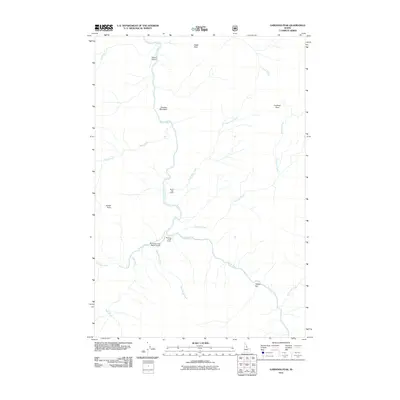 2011 Map of Gardiner Peak, 2011 Print