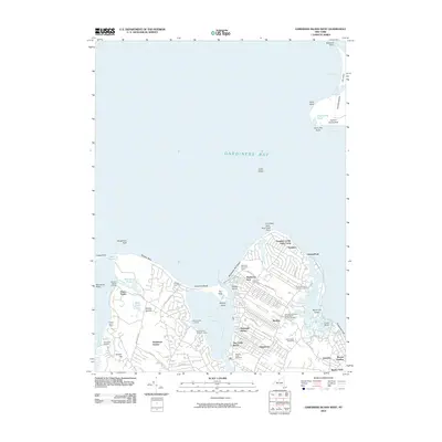 2010 Map of Gardiners Island West, 2010 Print