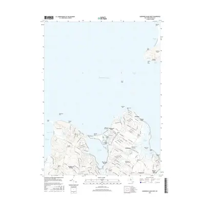 2016 Map of Gardiners Island West, 2016 Print