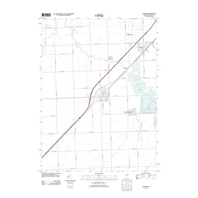2012 Map of Gardner, 2012 Print