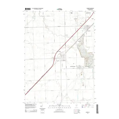 2015 Map of Gardner, 2015 Print