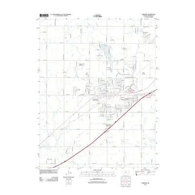 2012 Map of Gardner, 2012 Print
