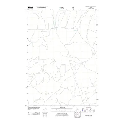 2011 Map of Gardner Lake, 2011 Print