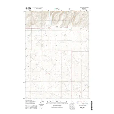 2013 Map of Gardner Lake, 2013 Print